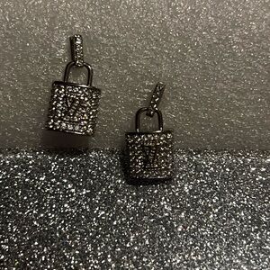 Louis Vuitton Silver Lock Earrings